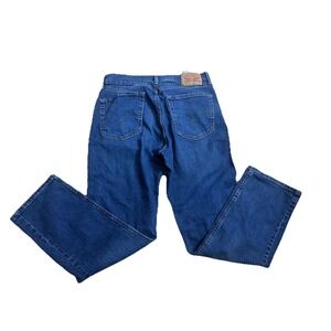 Levis 505 Jeans Mens 34X30 Blue Denim Straight Leg Classic 5 Pocket Style Pants